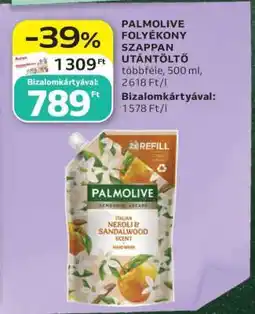 Auchan Palmolive folyékony szappan-utántöltő ajánlat