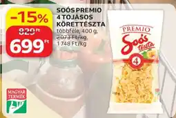 Auchan SOÓS PREMIO 4 TOJÁSOS KÖRETTÉSZTA ajánlat