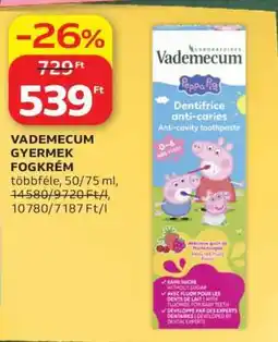 Auchan VADEMECUM GYERMEK FOGKRÉM ajánlat