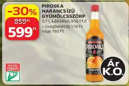Auchan PIROSKA NARANCS ÍZŰ GYÜMÖLCSSZÖRP ajánlat