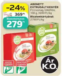 Auchan ABONETT Extrudált kenyér ajánlat