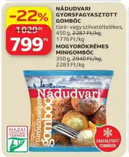 Auchan Nádudvari gyorsfagyasztott gombóc ajánlat