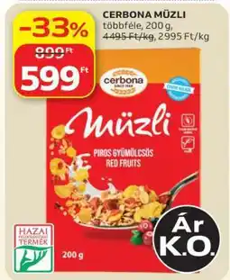 Auchan CERBONA Müzli ajánlat