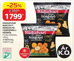 Auchan Nádudvari rántott húsgolyó csirkemell-húsból ajánlat