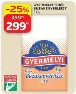 Auchan GYERMELYI FEHÉR BÚZAKENYÉRLISZT ajánlat