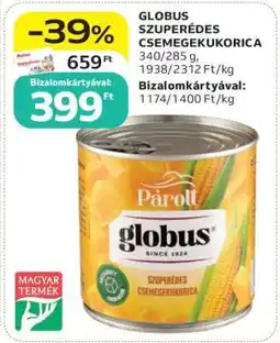 Auchan GLOBUS SZUPERÉDES CSEMEGEKUKORICA ajánlat