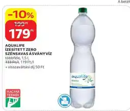 Auchan Aqualife Ízesített Zero Szénsavas Ásványvíz ajánlat
