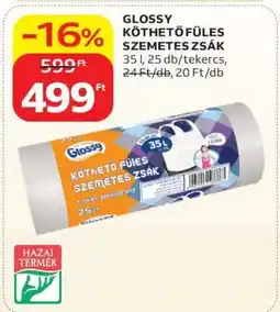 Auchan GLOSSY KÖTHETŐ FÜLES SZEMETES ZSÁK ajánlat