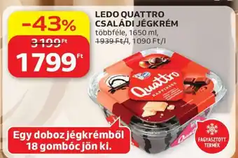 Ledo Quattro Családi Jégkrém