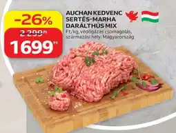 Auchan AUCHAN KEDVENC Sertés-Marha Darálthús Mix ajánlat