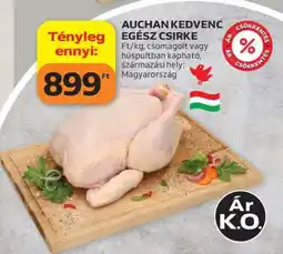Auchan AUCHAN KEDVENC EGÉSZ CSIRKE ajánlat