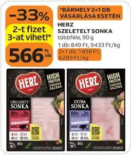 Auchan HERZ Szeletelt Sonka ajánlat