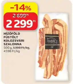 Auchan Hízóföld Füstölt Kolozsvári Szalonna ajánlat