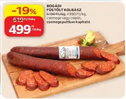 Auchan Bogádi Füstölt Kolbász ajánlat