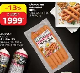 Auchan Nádudvari roppanós virsli ajánlat