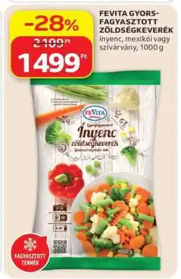 Auchan FEVITA GYORS-FAGYASZTOTT ZÖLDSÉGKEVERÉK ajánlat