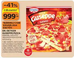 Auchan DR. OETKER Guseppe pizza ajánlat