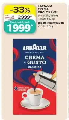 Auchan Lavazza Crema őrölt kávé ajánlat