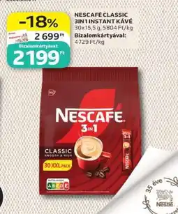 Auchan NESCAFÉ CLASSIC 3IN1 INSTANT KÁVÉ ajánlat