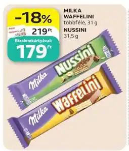 Auchan MILKA Waffelini ajánlat