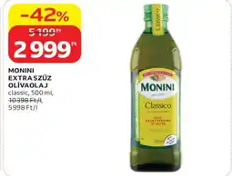Auchan MONINI Extra szűz olívaolaj ajánlat