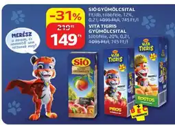Auchan Sió gyümölcsital ajánlat