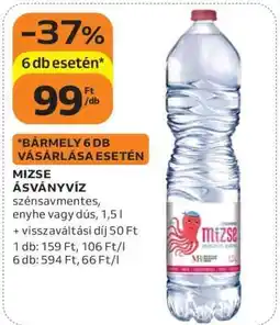 Auchan Mizse ásványvíz ajánlat
