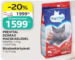 Auchan PREVITAL Száraz macskaeledel ajánlat