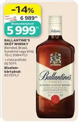 Auchan Ballantine's Skót Whisky ajánlat