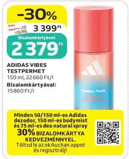 Auchan ADIDAS VIBES TESTPERMET ajánlat