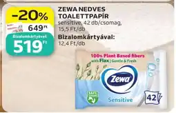 Auchan Zewa nedves toalettpapír ajánlat