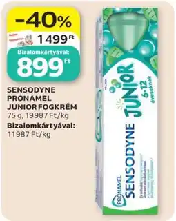 Auchan SENSODYNE PRONAMEL JUNIOR FOGKRÉM ajánlat