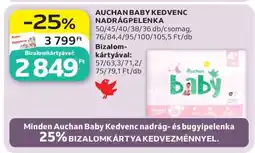 Auchan Auchan Baby Kedvenc Nadrágpelenka ajánlat