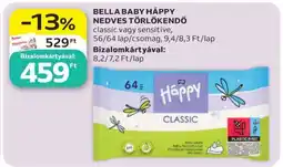 Auchan BELLA BABY HAPPY NEDVES TÖRLŐKENDŐ ajánlat