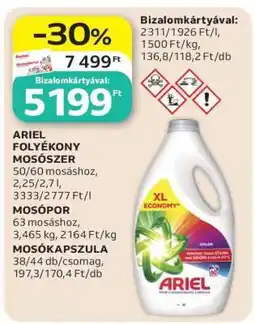 Auchan ARIEL Folyékony mosószer ajánlat