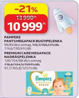 Auchan PAMPERS PANTS MEGAPACK BUGYIPELENKA ajánlat