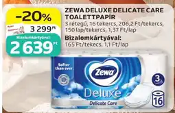 Auchan ZEWA DELUXE DELICATE CARE TOALETTPAPÍR ajánlat