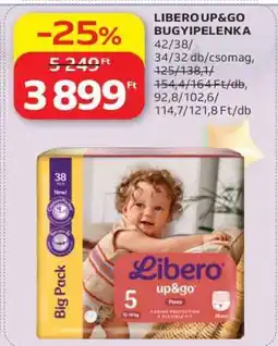 Auchan Libero Up&Go bugyipelenka ajánlat