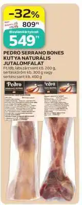 Auchan PEDRO SERRANO BONES KUTYA NATURÁLIS JUTALOMFALAT ajánlat
