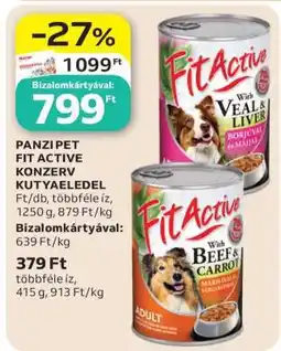 Auchan PANZI PET FIT ACTIVE KONZERV KUTYAELŐDEL ajánlat