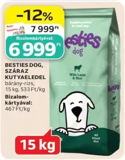 Auchan BESTIES DOG SZÁRAZ KUTYAELEDEL ajánlat