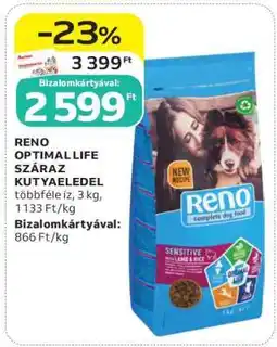 Auchan Reno Optimal Life Száraz Kutyaeledel ajánlat