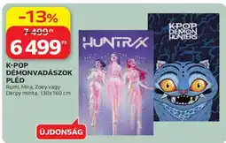 Auchan K-POP DÉMONVADÁSZOK PLÉD ajánlat
