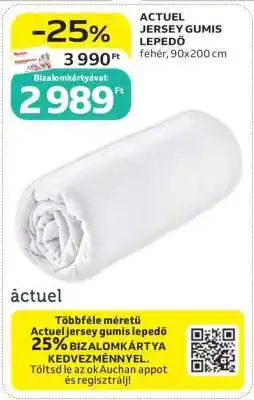 Auchan ACTUEL JERSEY GUMIS LEPEDŐ ajánlat