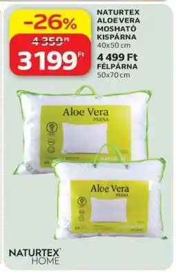 Auchan NATURTEX ALOE VERA MOSHATÓ KISPÁRNA ajánlat