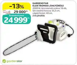Auchan GARDENSTAR ELEKTROMOS LÁNCFŰRÉSZ ajánlat