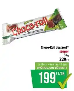 Coop Choco-Roll desszert ajánlat