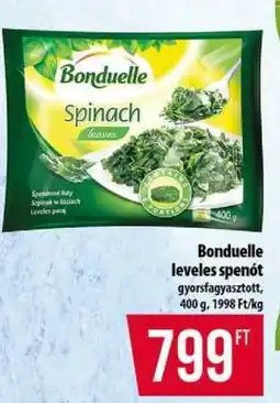 Coop Bonduelle leveles spenót ajánlat