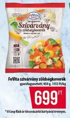 Coop Fevita Szivárvány zöldségkeverék ajánlat