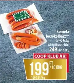 Coop Kometa lecsókolbász ajánlat